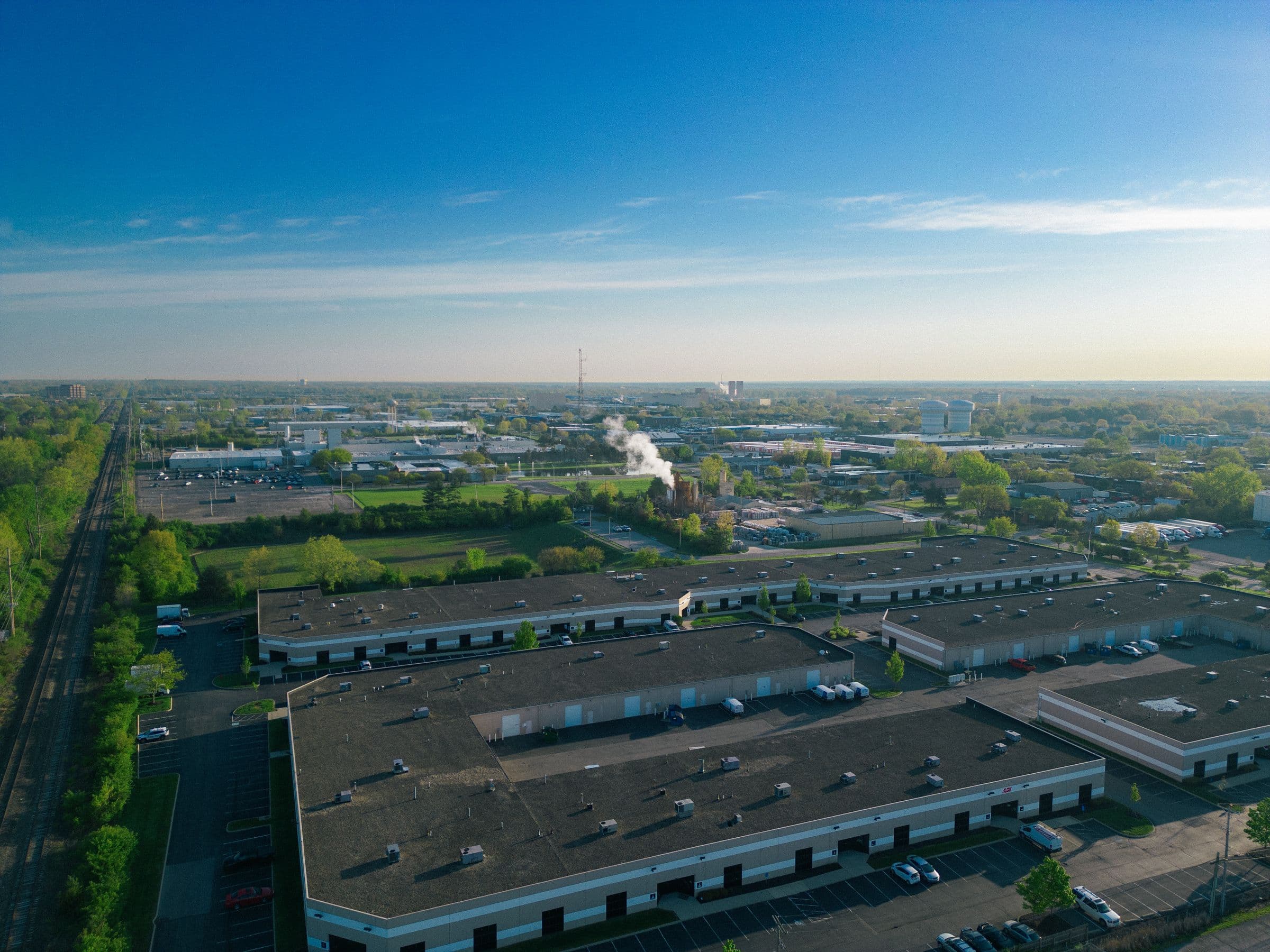 Representative industrial & warehouse pavement